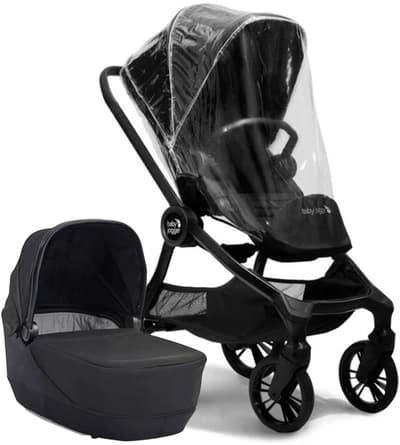 Baby Jogger City Sights Duovagn inkl. Regnskydd, Rich Black