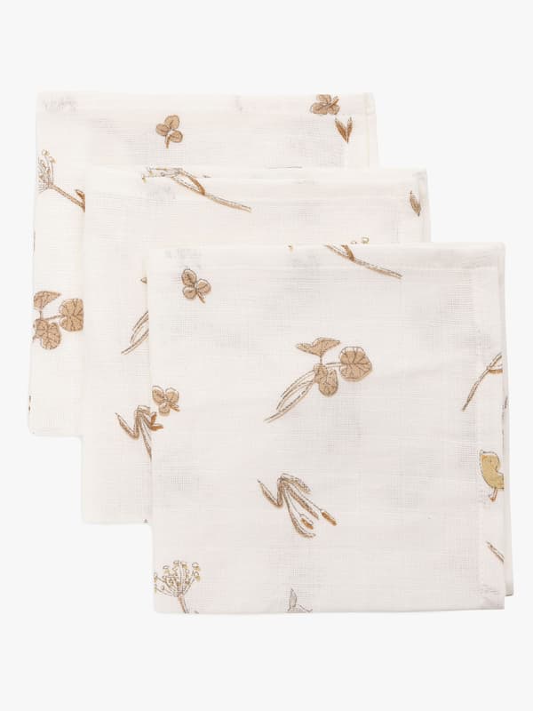 Jollein Tvättlappar Muslin 3-Pack, Riverside