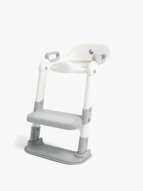 Beemoo CARE Assist Toalettsits CARE med Stege, Grey/White