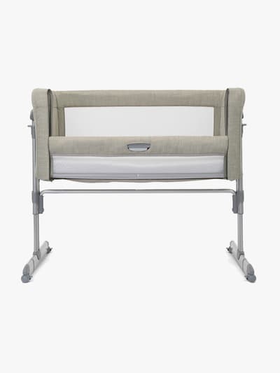 Joie Roomie Glide Bedside Crib och Resesäng, Almond