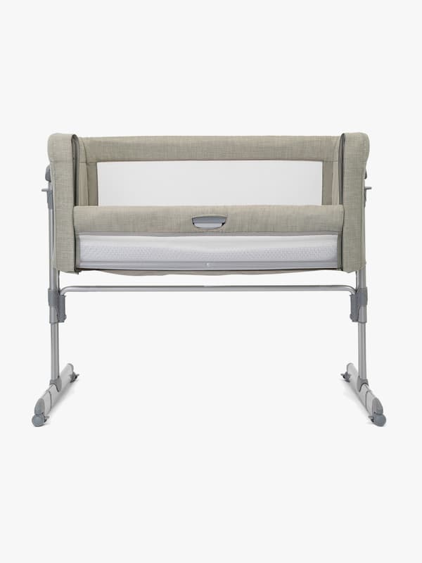 Joie Roomie Glide Bedside Crib och Resesäng, Almond