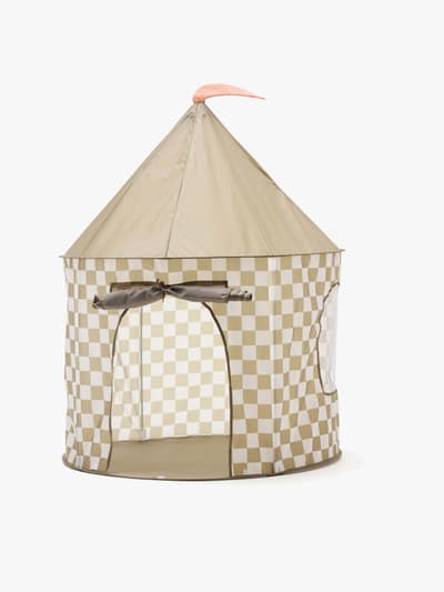 Kid's Concept Lektält Rutigt, Khaki