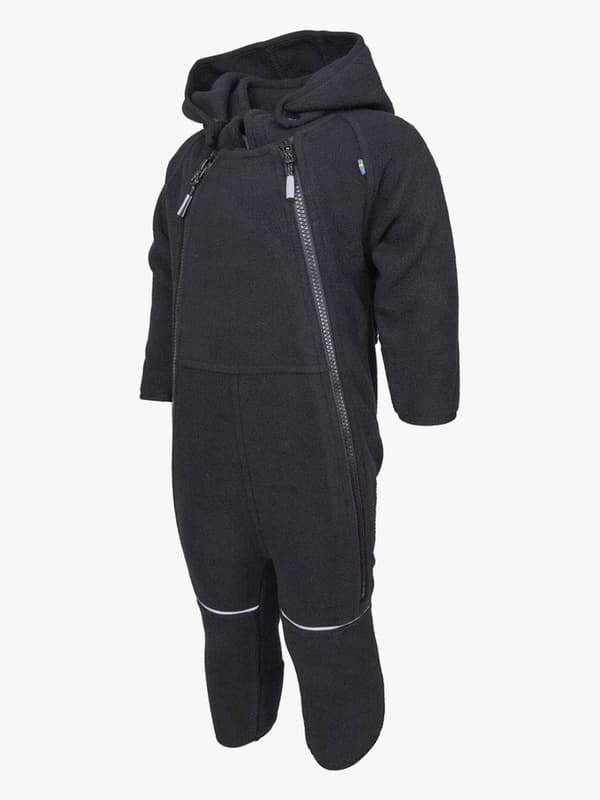 Lindberg Vindel Vindfleeceoverall, Svart, 80