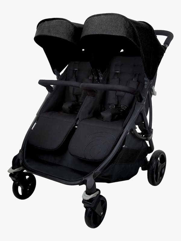 Asalvo Bro Tvillingvagn, Black