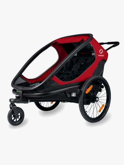 Hamax Outback Cykelvagn, Red/Black