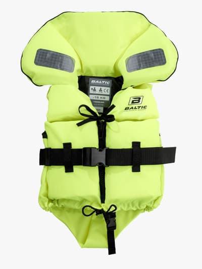 Baltic Flytväst Split Front UV-gul 3-15kg