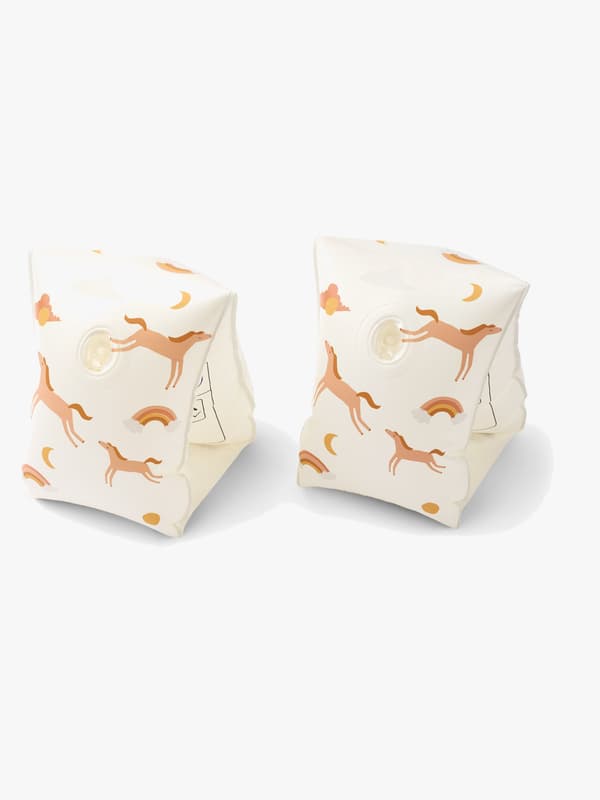 LIEWOOD Shirley Printed Armpuffar 2-Pack, Dream/Ecru, 0-15 kg
