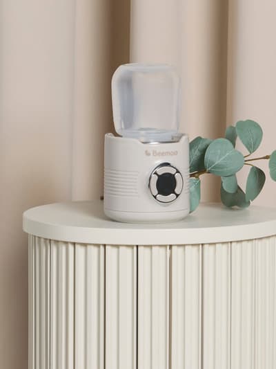 Beemoo CARE Nurtura Portabel Flaskvärmare, Beige