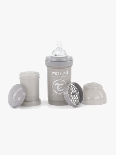 Twistshake Anti-Kolik Nappflaska 180 ml, Grå