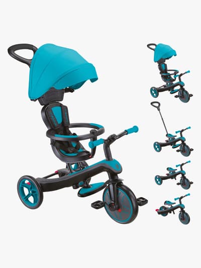 Globber Trehjuling Explorer 4-in-1, Blågrön