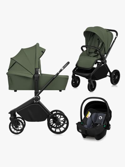 Lionelo MIKA Plus 3-in-1 Duovagn, Green Olive