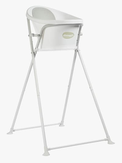 Shnuggle Hopfällbar Stativ Till Badbalja Baby, White/Grey