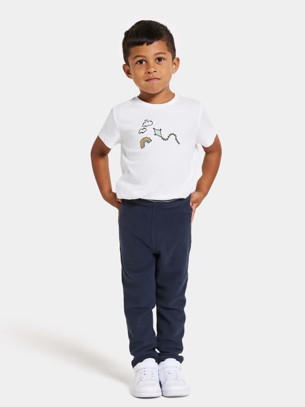 Didriksons Monte Fleecebyxor, Navy, 110