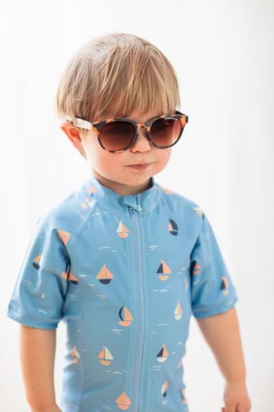 Geggamoja Böjbara Solglasögon, Tortoise Brown, 2-6 år